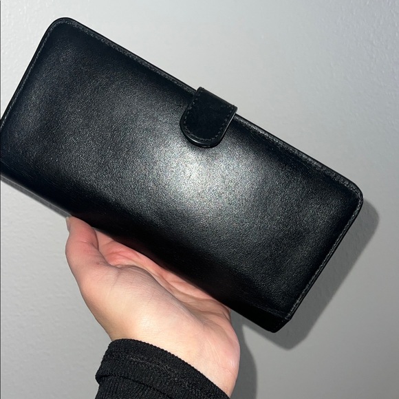 Coach Black Leather slim Wallet - Picture 5 of 7